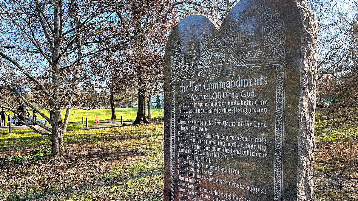 Ten Commandments monument returns to Kentucky state Capitol grounds after 40 years at george magazine