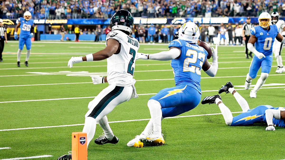 Jalen Hurts commits career-high 5 turnovers as Eagles drop third straight in OT loss to Chargers  at george magazine