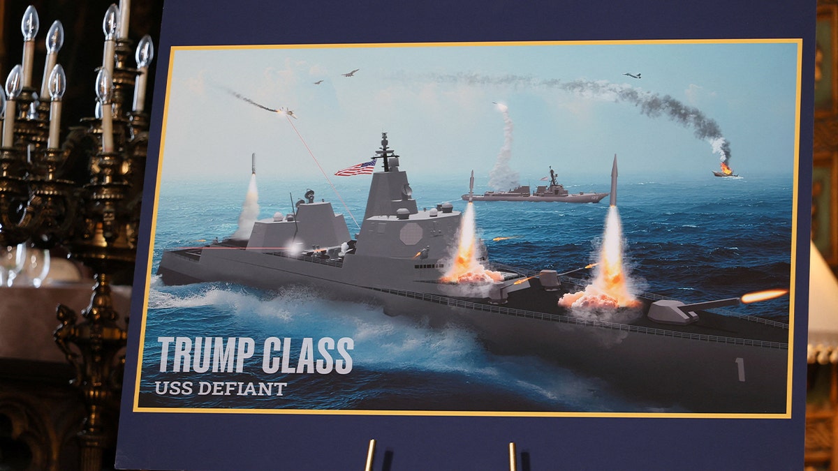 Trump unveils ‘Golden Fleet’ of Navy battleships, touts them as ‘more powerful than any' ever built at george magazine