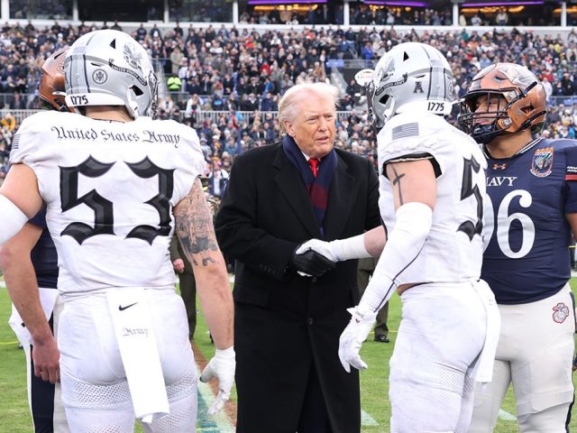 Navy tops Army with late touchdown as Trump’s attendance in Baltimore sparks protests