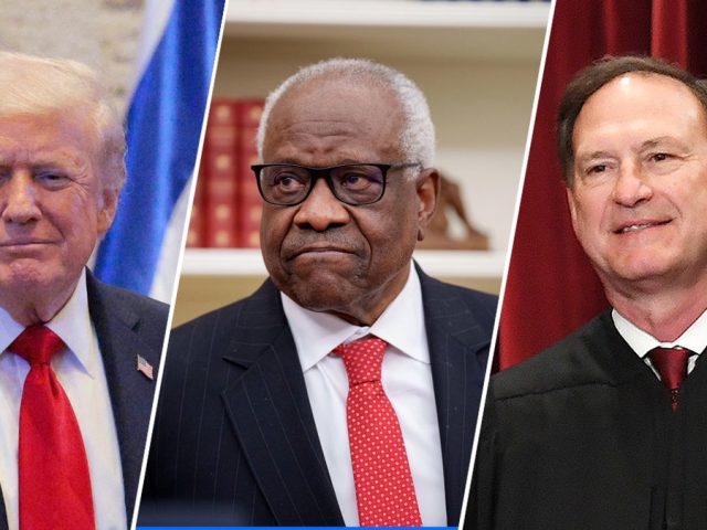 Trump dismisses calls for Alito, Thomas to step down from Supreme Court, calling them ‘fantastic’