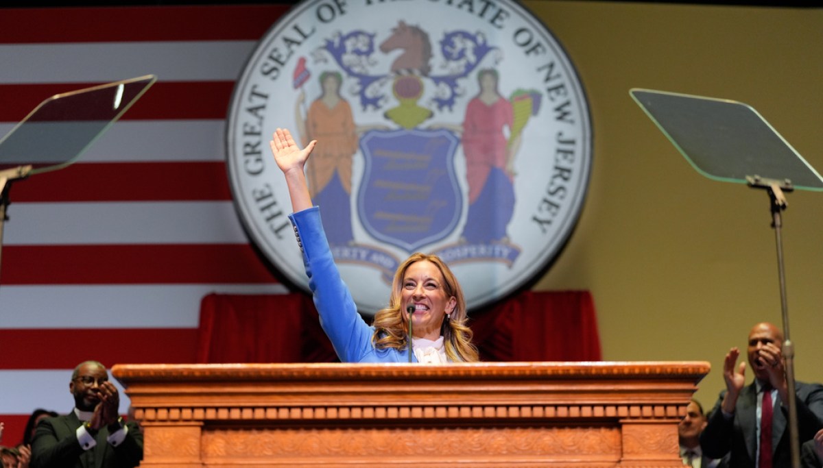 Mikie Sherrill centers inauguration speech on Trump in preview of combative term as New Jersey governor at george magazine