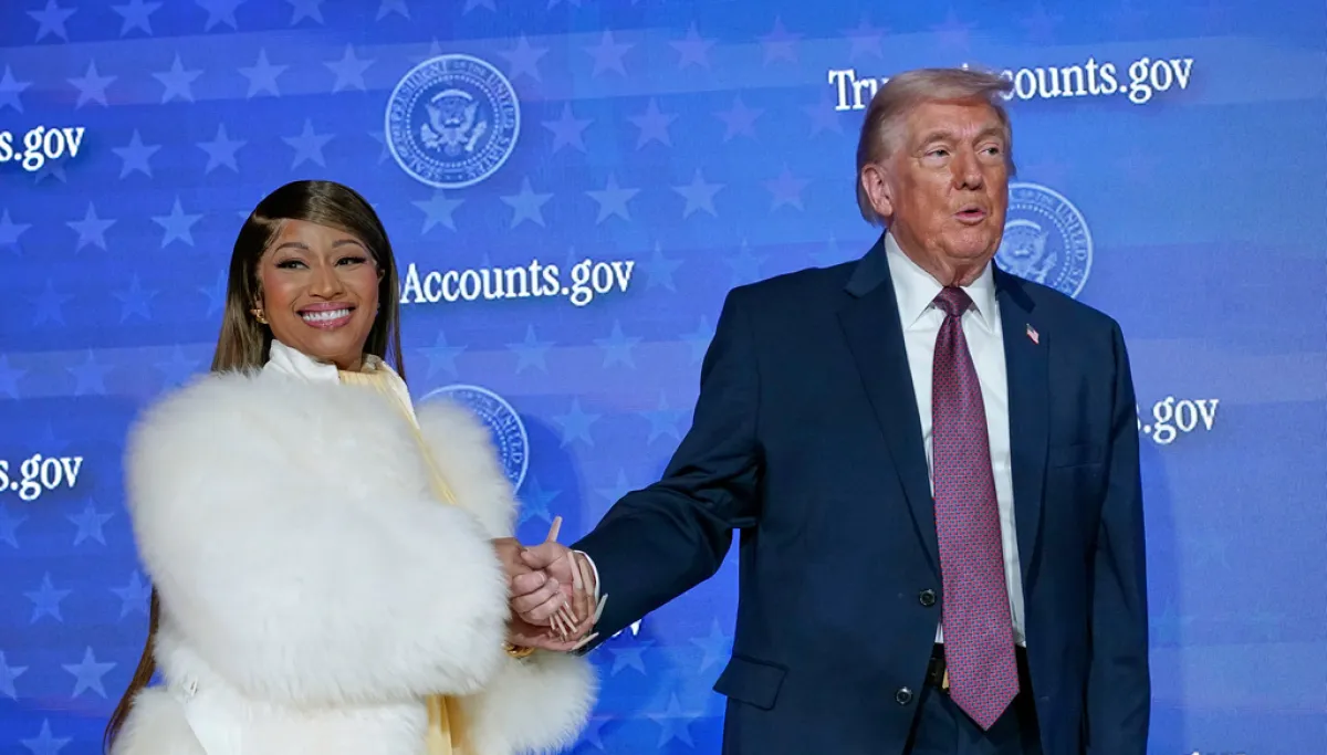 White House trots out Nicki Minaj to sell ‘Trump accounts’ amid 2026 affordability blitz at george magazine