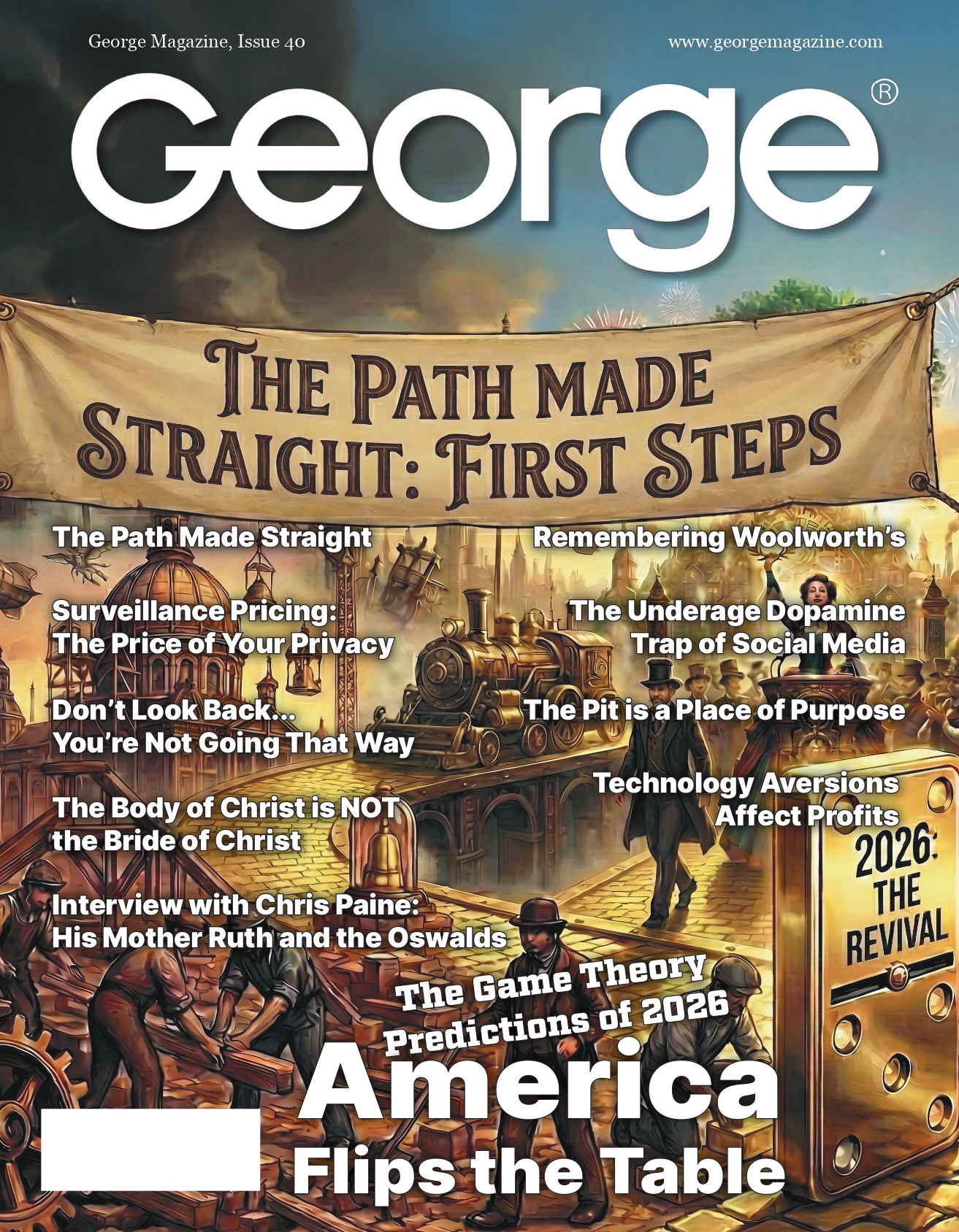 GEORGE Magazine, Issue 40