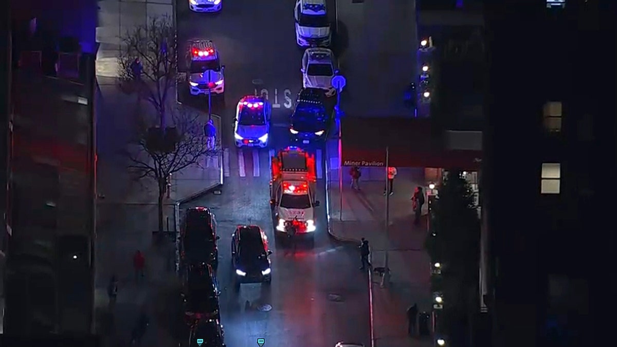 Officer-involved shooting reported inside NYC hospital following knife incident at george magazine