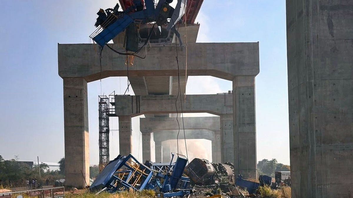 Multiple people killed after construction crane falls, derails train in Thailand at george magazine