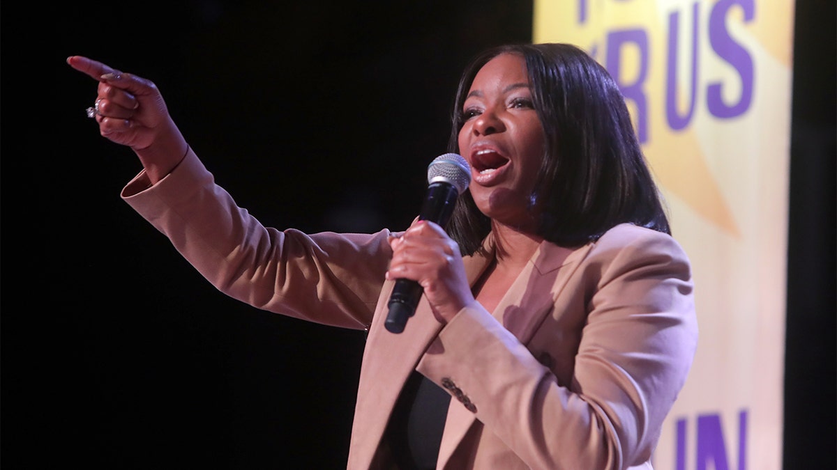 Jasmine Crockett hits back at liberal critics of her Senate bid, suggests they might be getting paid at george magazine