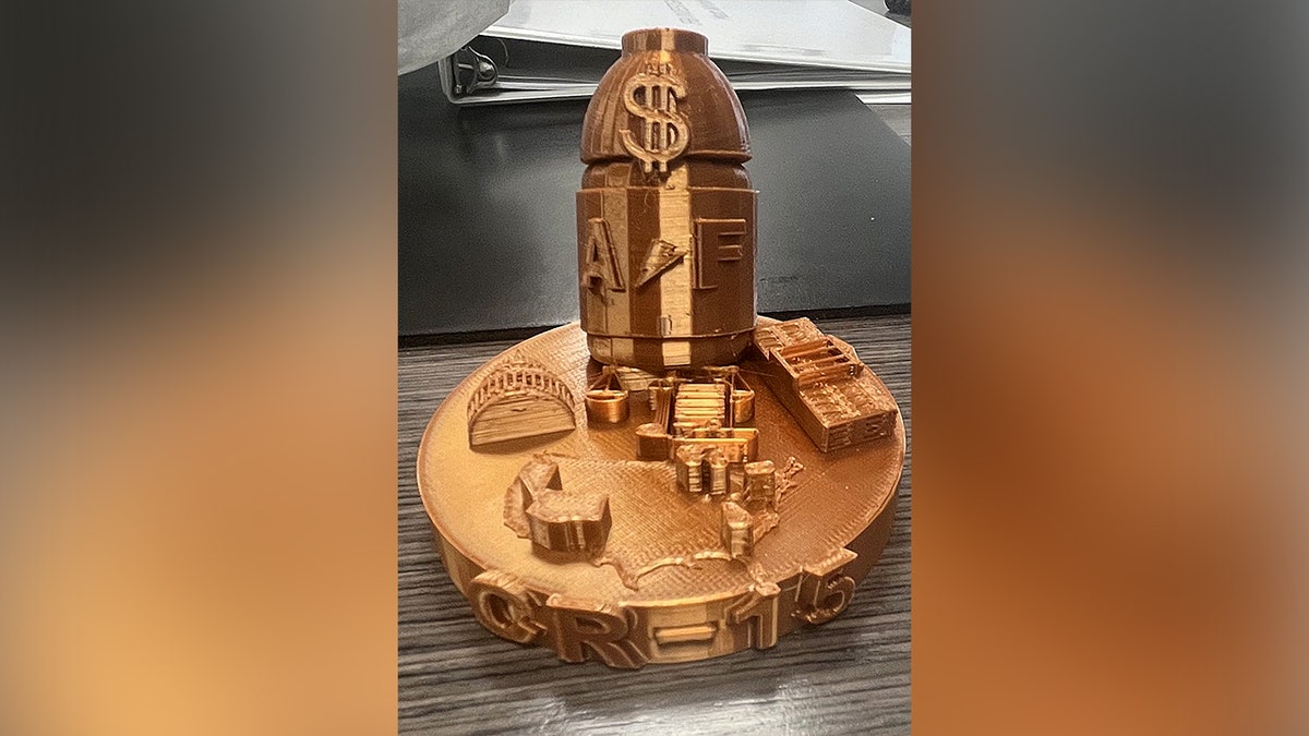 Patel reveals bizarre ‘self-awarded’ trophy former FBI officials made to celebrate Trump probe at george magazine