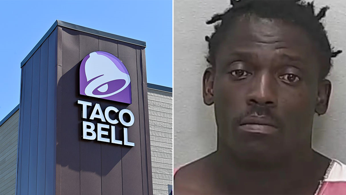 Shirtless Florida man who jumped through Taco Bell window, robbed it with 'large rock' sentenced to 4 years at george magazine