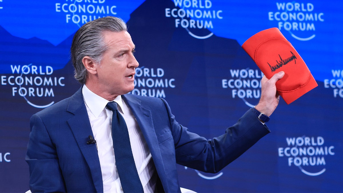 Newsom shows off Trump 'kneepads,' concedes White House feud is 'deeply unbecoming' at george magazine