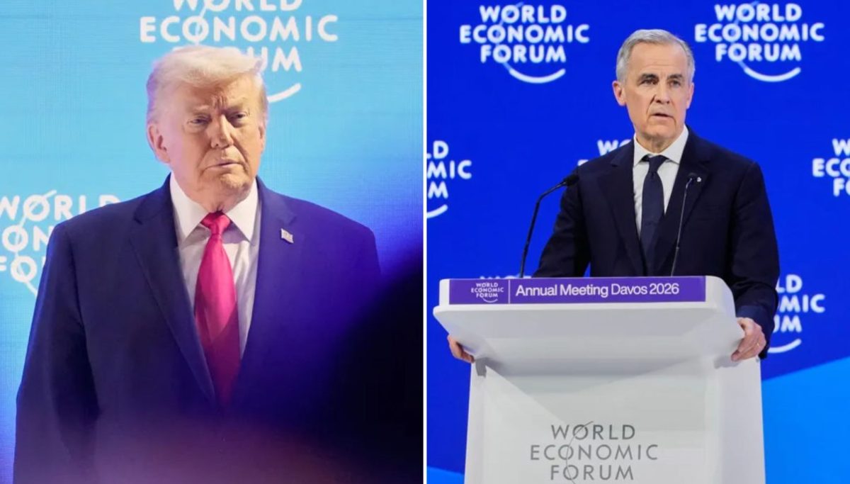 Trump singles out ‘ungrateful’ Mark Carney during Davos speech at george magazine