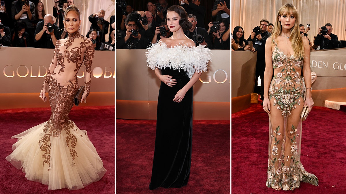 Golden Globe Awards 2026: Jennifer Lopez, Selena Gomez, and Jennifer Lawrence dazzle on red carpet at george magazine