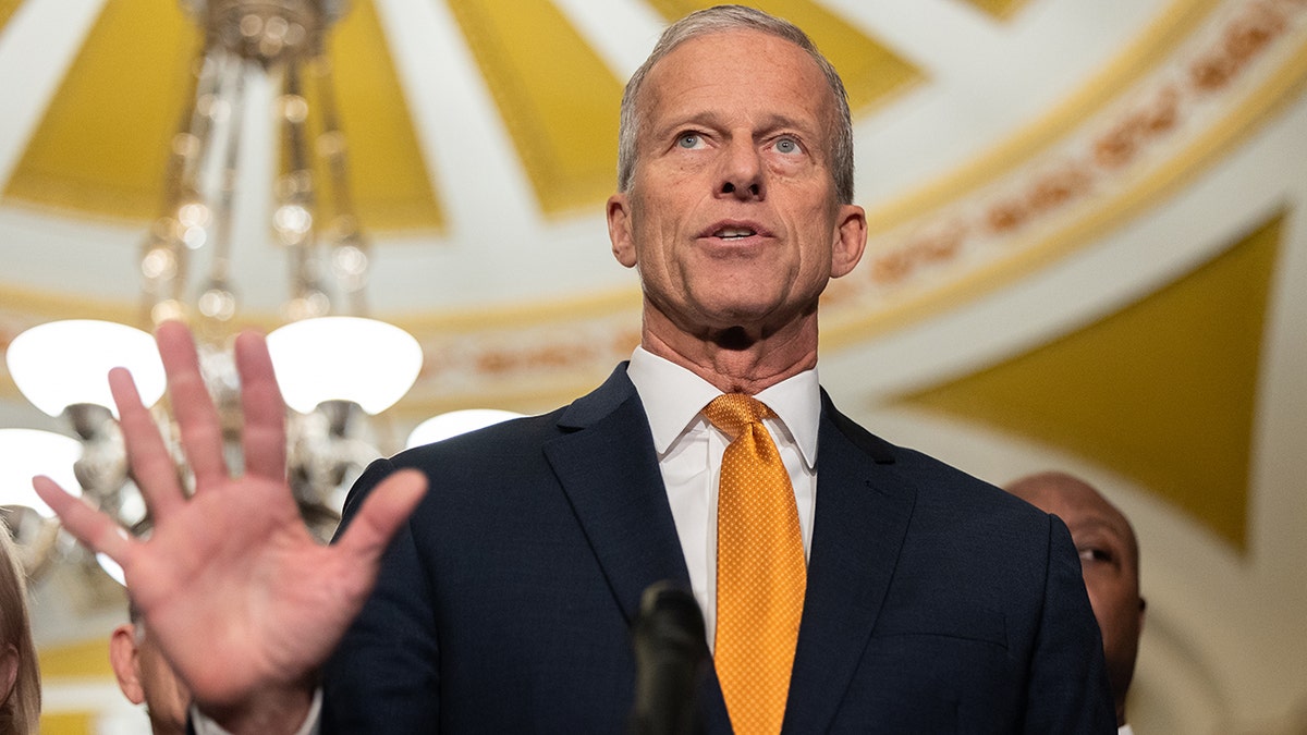 Thune promises 'safe streets, more money in pockets' as GOP senators hit the road to tout tax cuts at george magazine