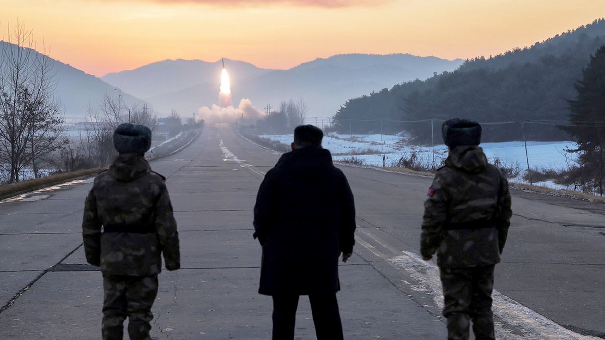 North Korea test-launches hypersonic missile system in front of Kim, nation says at george magazine