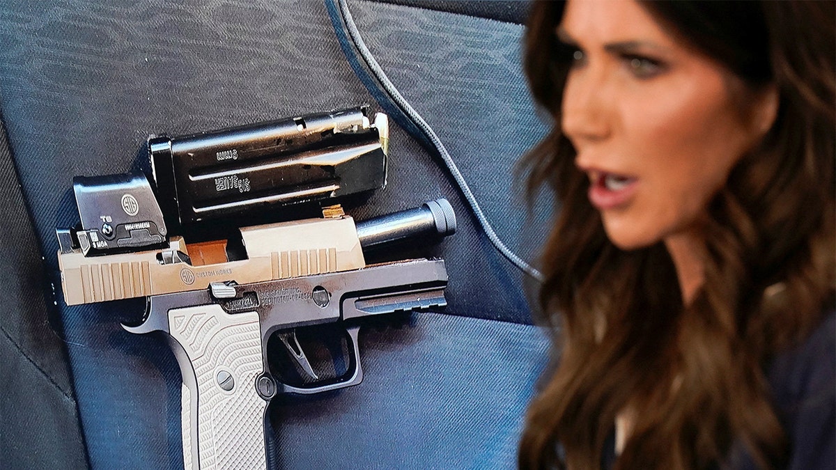 DHS Secretary Kristi Noem addresses calls for her firing, new Alex Pretti video at george magazine