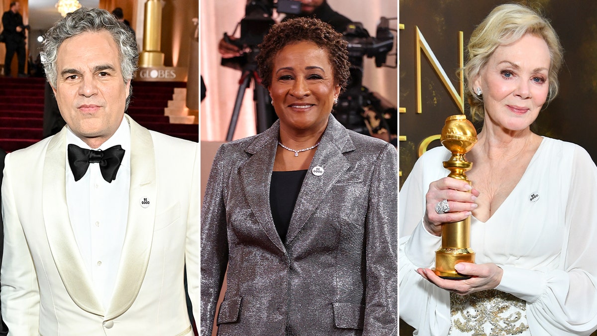 Celebrity anti-ICE pins at Golden Globes spark mixed reactions online after Renee Good fatal shooting at george magazine