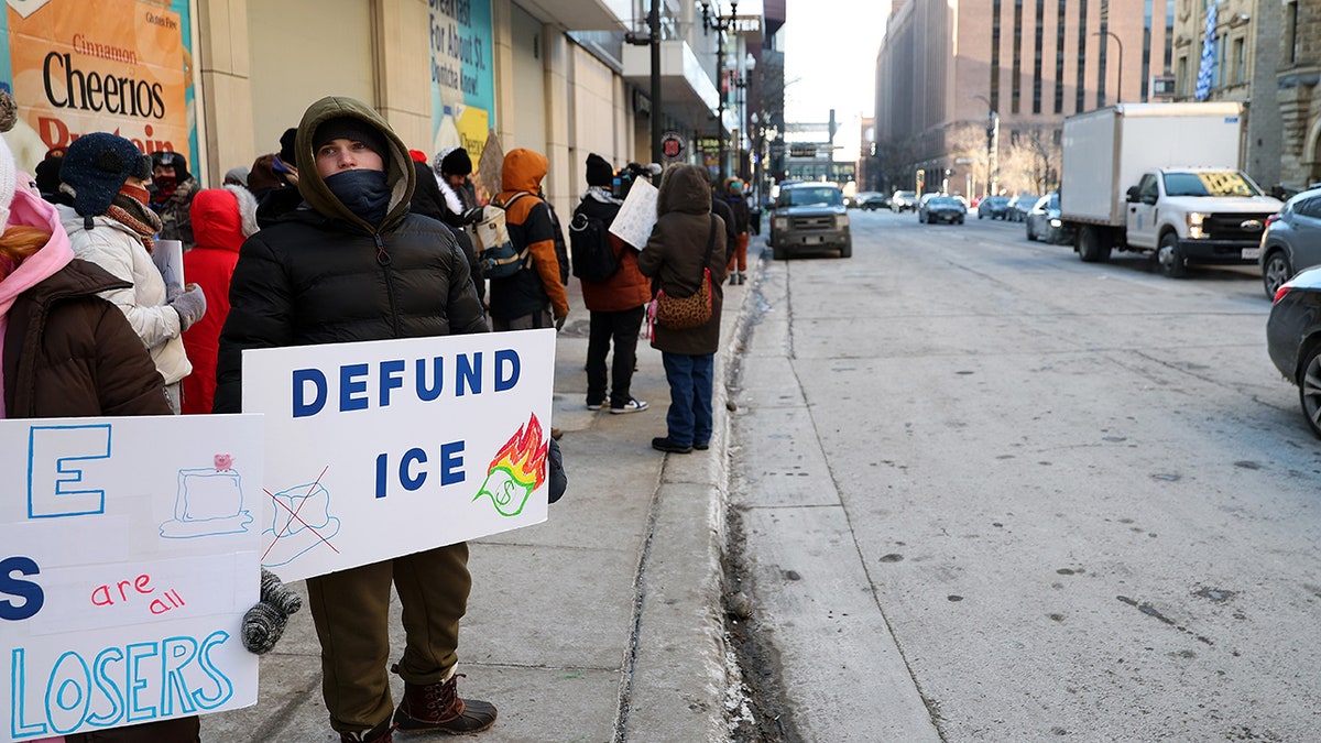 Anti-ICE protests take place as T'Wolves-Warriors NBA game takes place at george magazine
