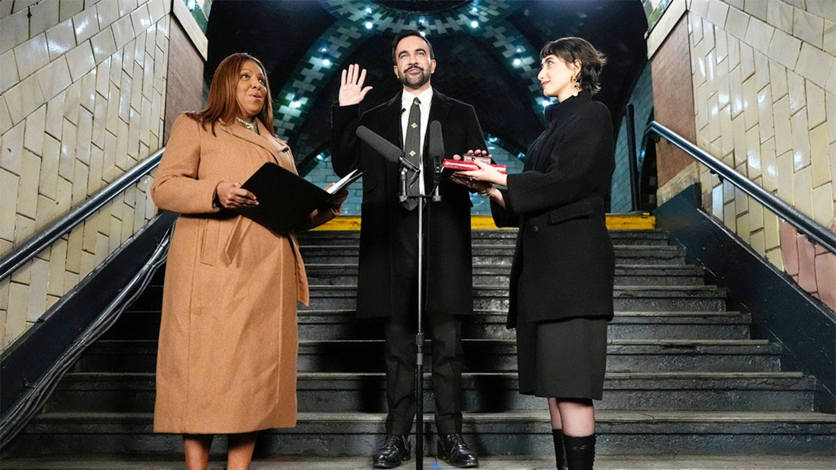 Mamdani sworn in by AG James in private midnight ceremony at george magazine