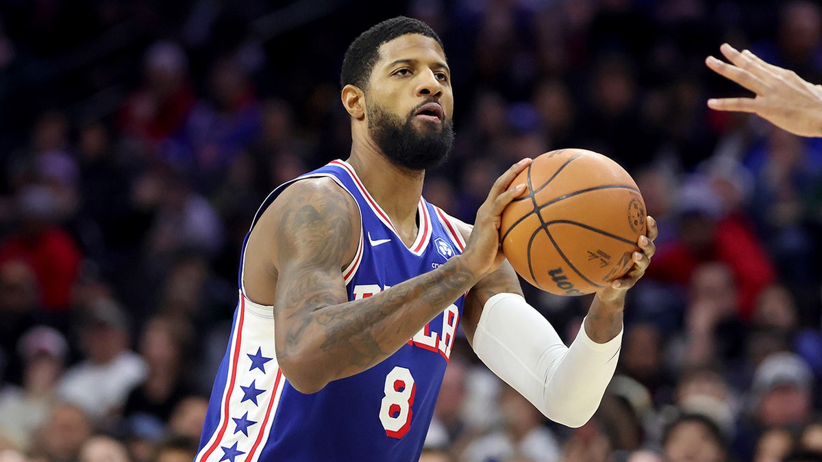 NBA hands 76ers' Paul George 25-game suspension for drug-policy violation at george magazine