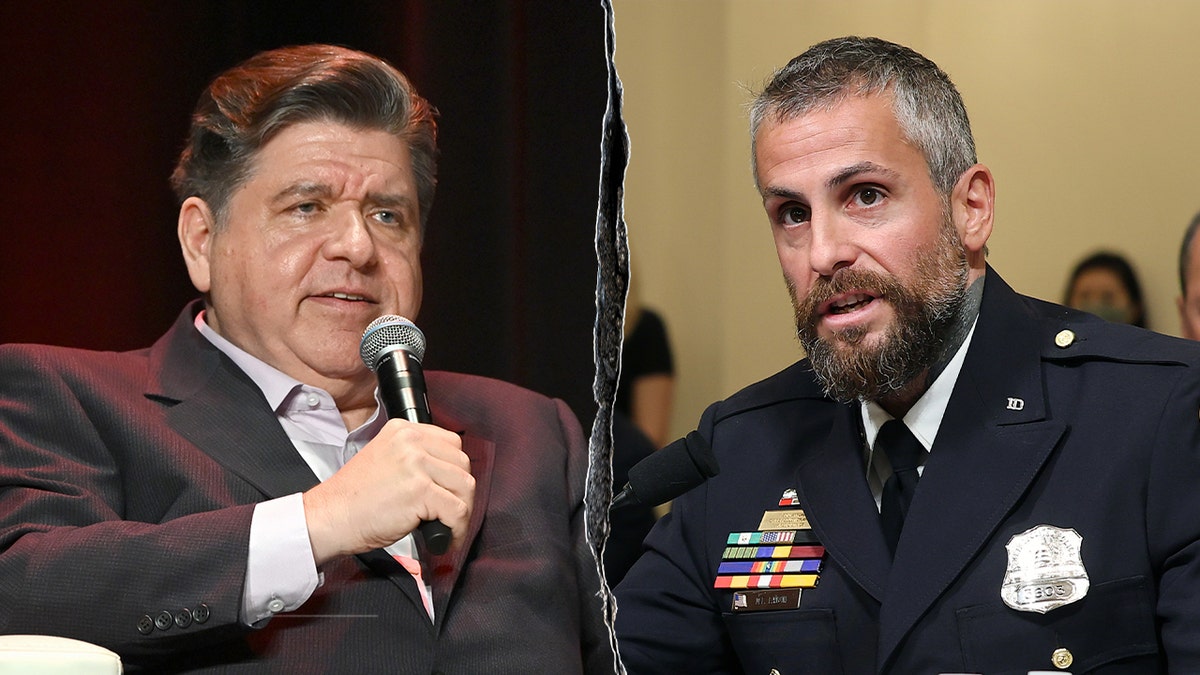 Pritzker dismisses ex-DC police officer's call for Americans to use Second Amendment to protect against ICE at george magazine