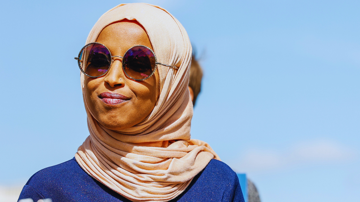 Ilhan Omar hit with unknown spray and other highlights from chaotic Minneapolis town hall at george magazine