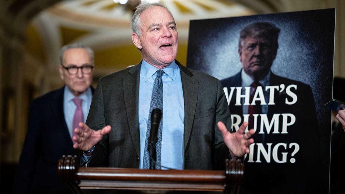 Kaine tells Congress to 'get its a-- off the couch,' reclaim war powers at george magazine