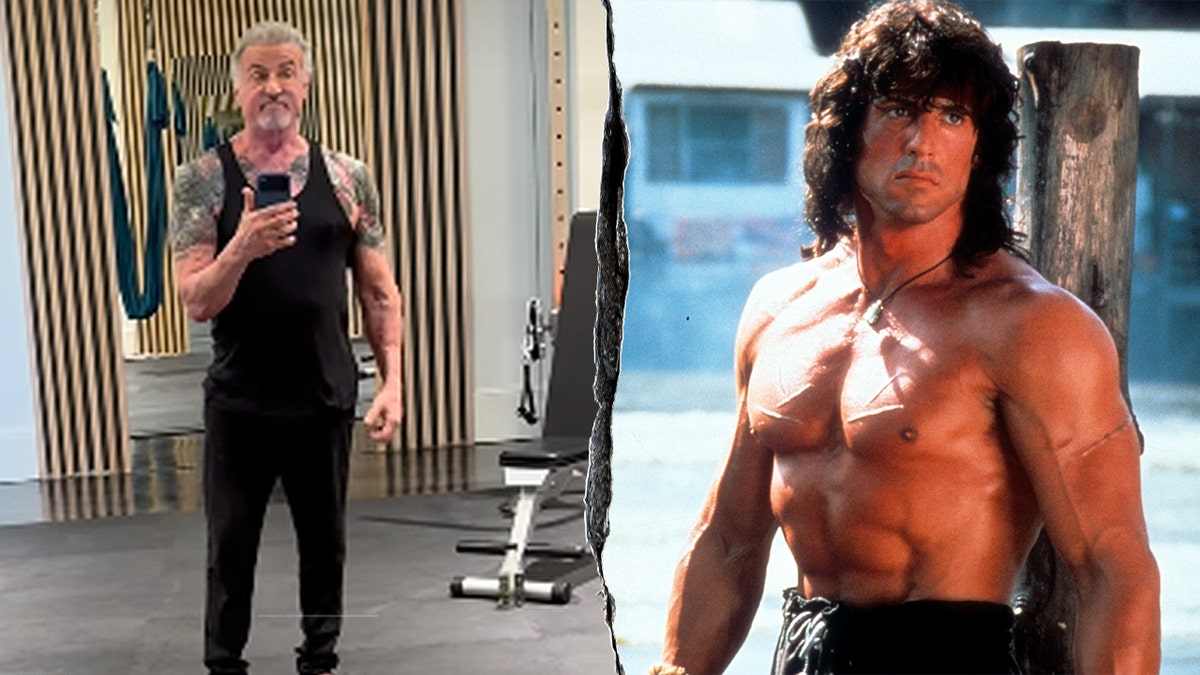 Sylvester Stallone flashes jacked physique at 79 in rare gym video at george magazine