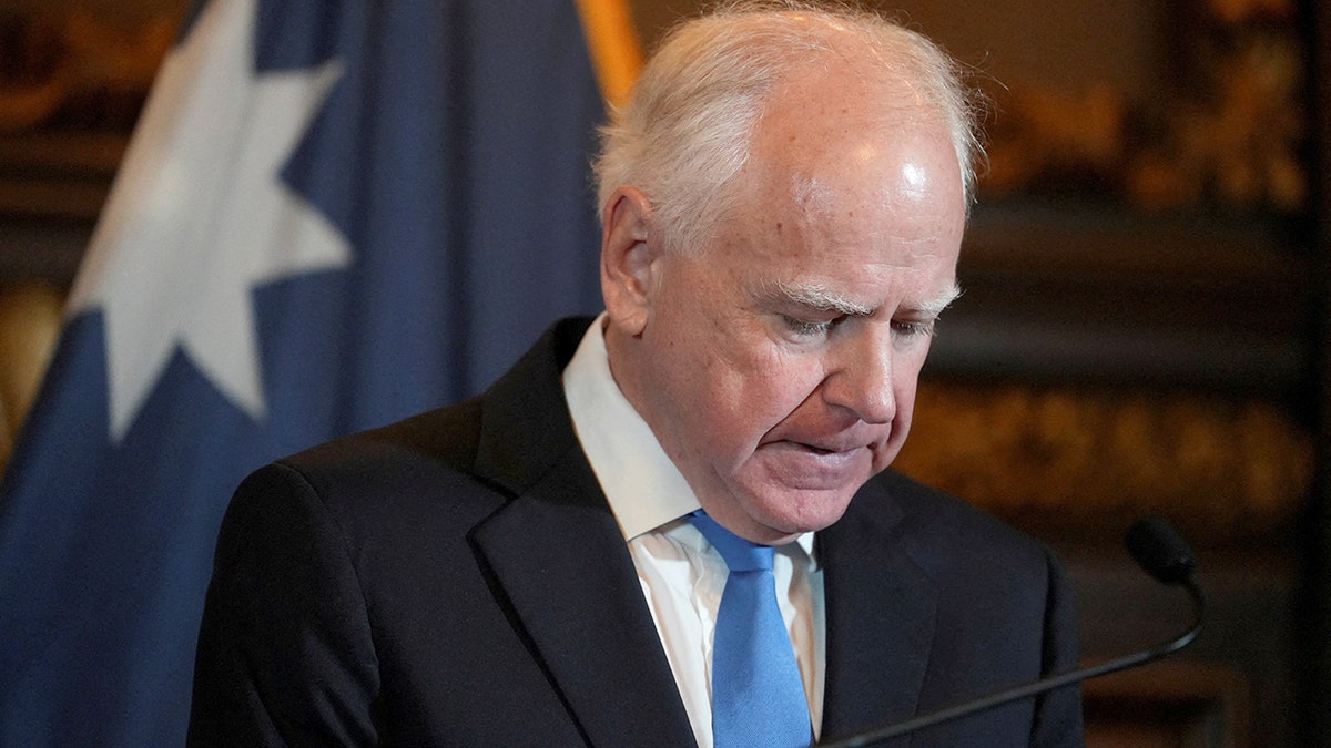 Gov Tim Walz says he’d 'beat the s--- out of' JD Vance in a debate rematch at george magazine