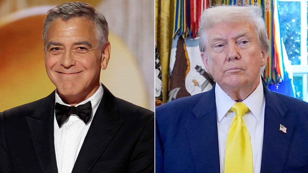 George Clooney speaks French at Golden Globes after Trump mocked him at george magazine