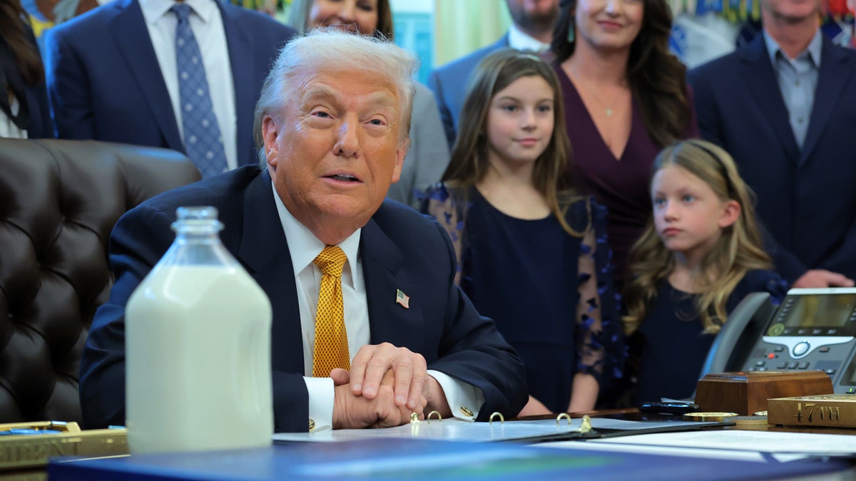 Whole milk headed back to school cafeterias after Trump signs law as experts tout benefits at george magazine