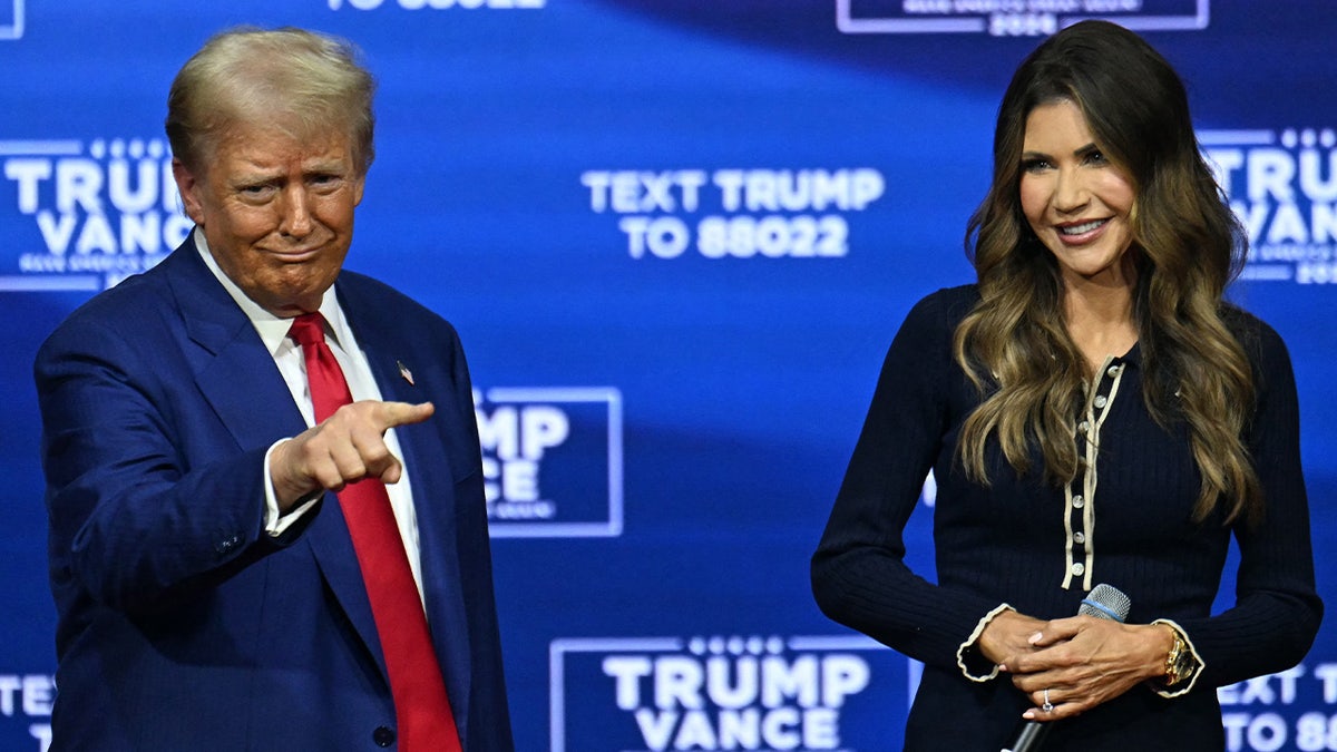 Trump unloads on ‘radical left’ as he stands by Kristi Noem amid immigration enforcement unrest at george magazine