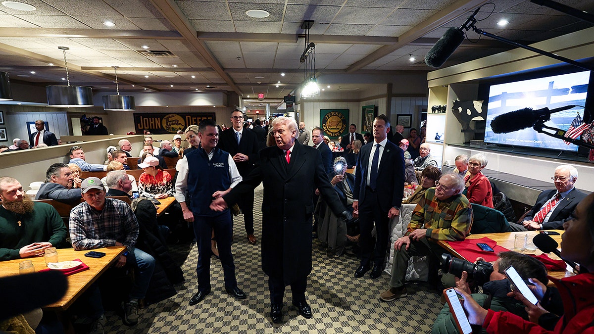 Iowa man stops Trump at restaurant with unexpected request before speech at george magazine