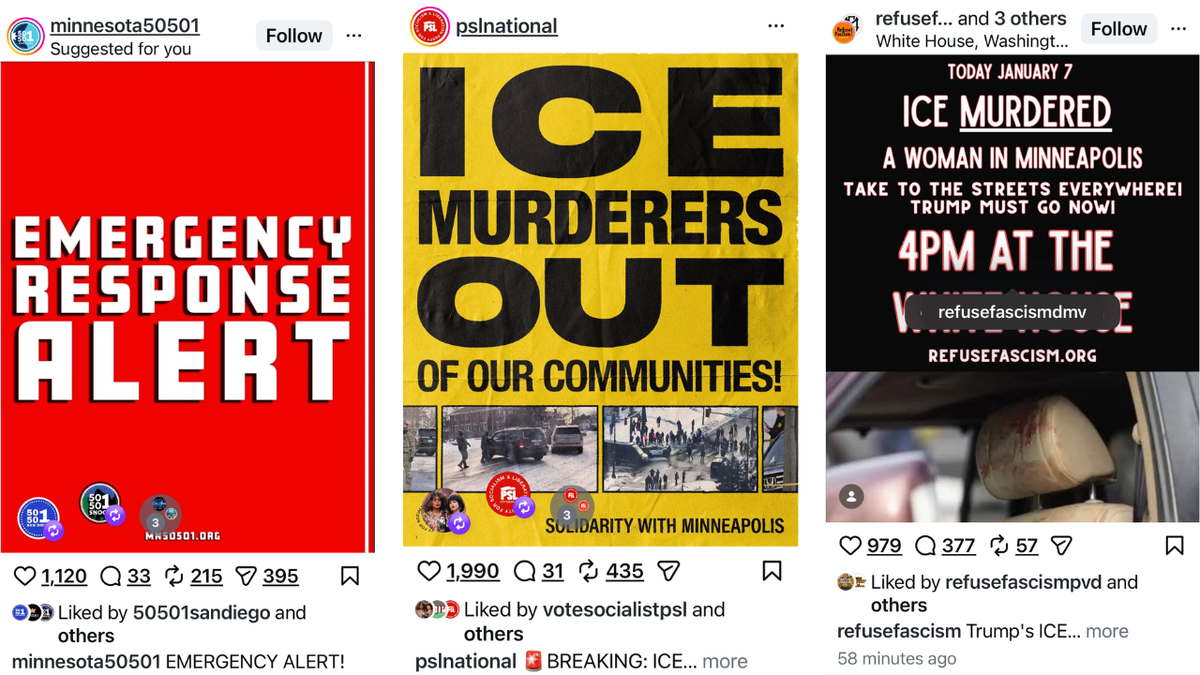 Familiar groups mobilize immediately after ICE shooting of Minnesota protester at george magazine