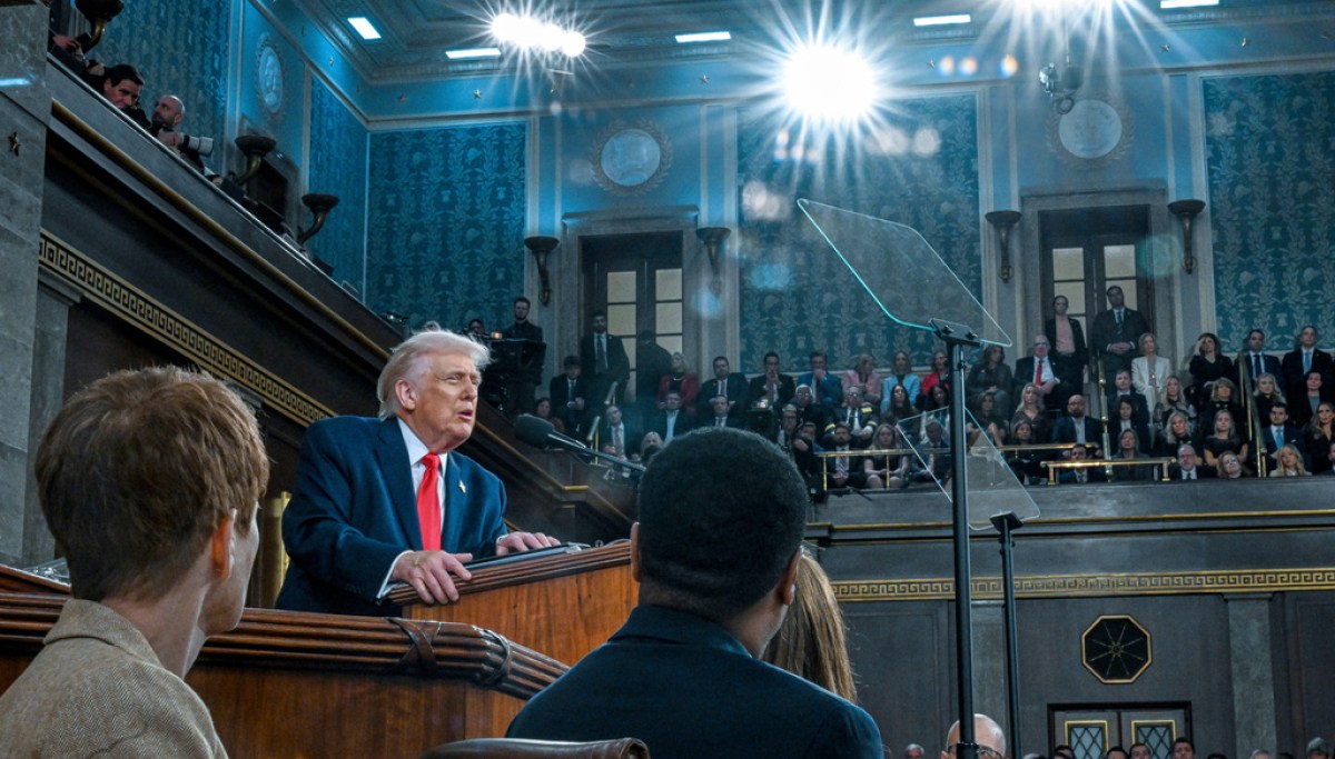 Trump offers uncompromising populist vision of America’s future during State of the Union at george magazine