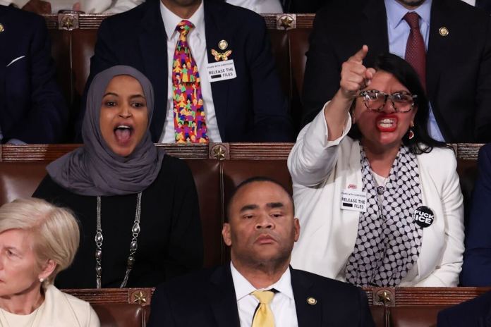 Trump calls for ‘deranged’ Rashida Tlaib and Ilhan Omar to be ‘institutionalized’ after State of the Union at george magazine