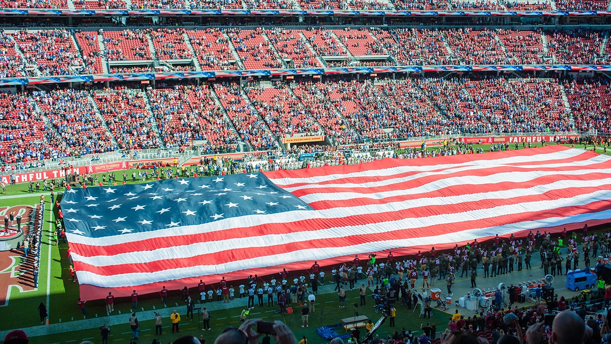 America250 joins NFL at Super Bowl to mark nation’s 250th birthday in red, white and blue at george magazine