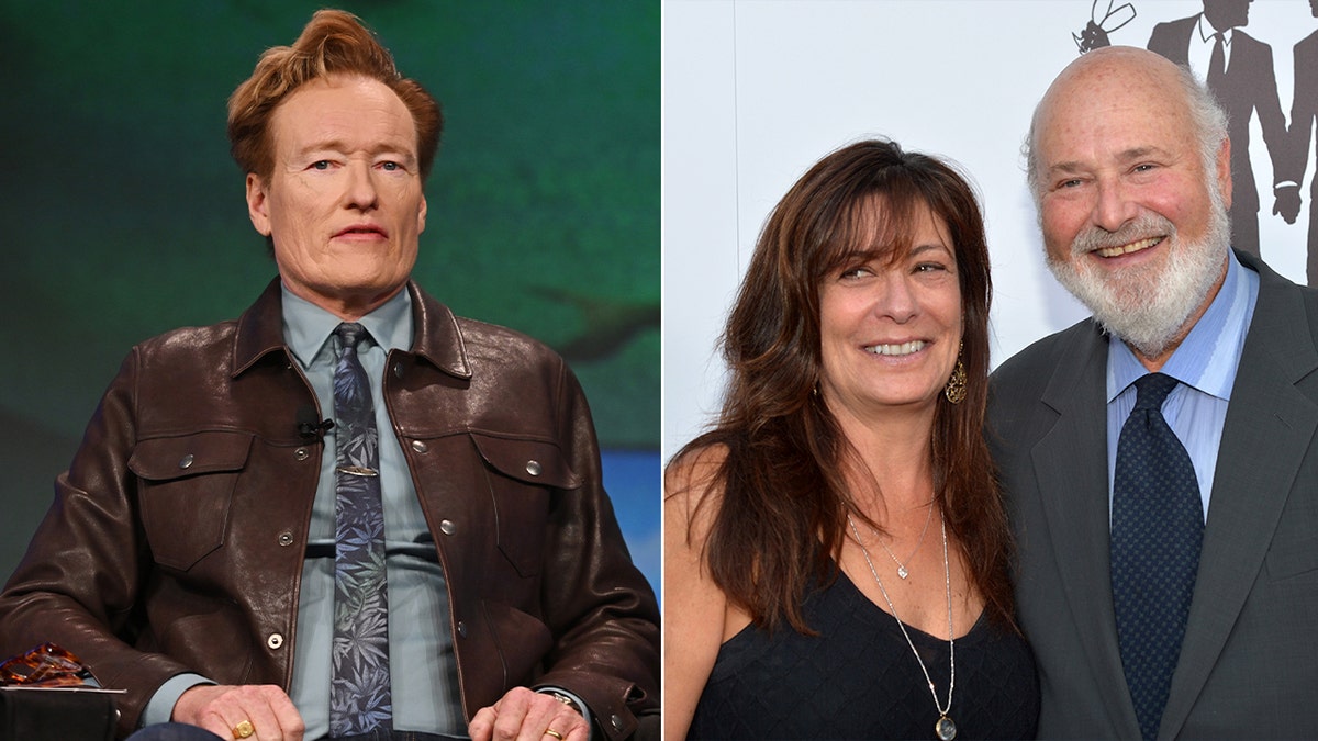 Conan O'Brien shocked after friends Rob and Michele Reiner were murdered after leaving his party night before at george magazine