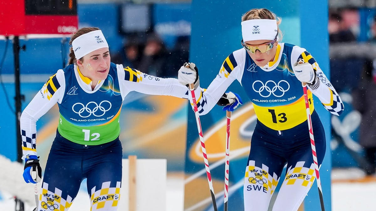 Sweden's Ebba Andersson makes miraculous recovery to win silver medal after epic wipeout at george magazine