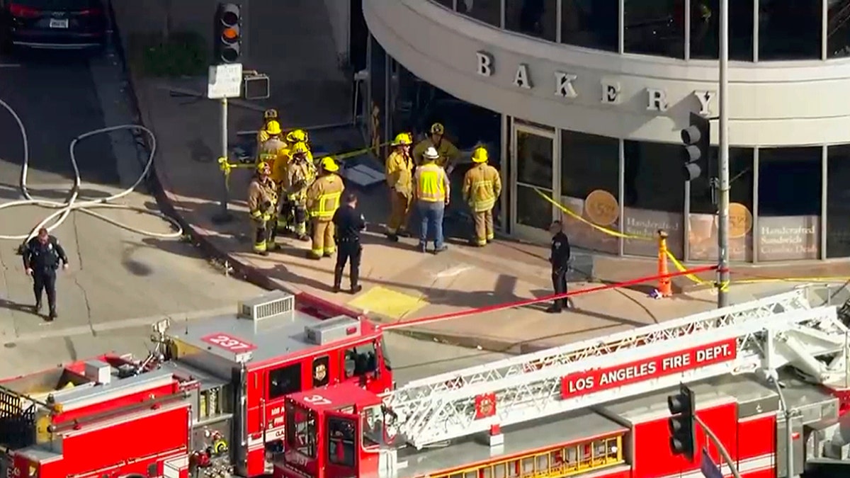 Multiple dead, several injured after vehicle crashes into Los Angeles grocery store at george magazine