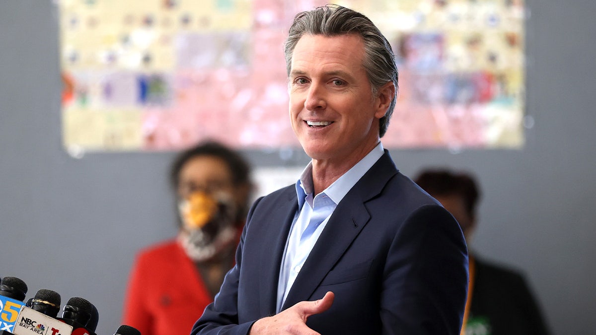 Newsom’s Getty dynasty ties collide with his claims of a struggling childhood at george magazine