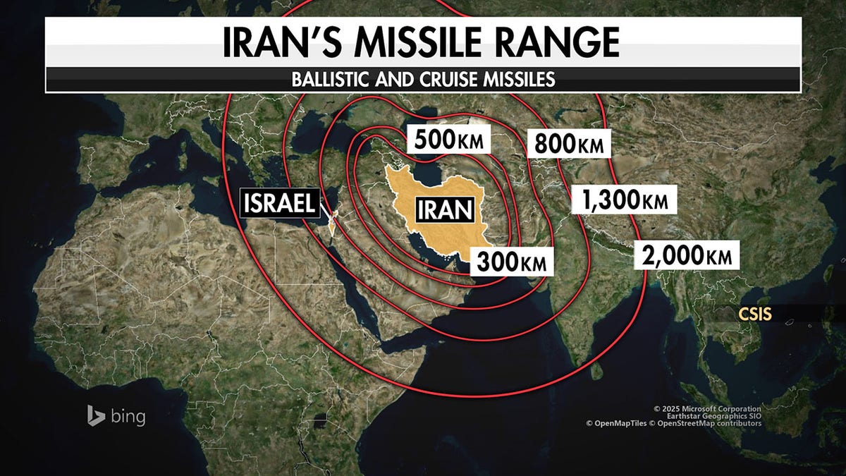 Where Iran’s ballistic missiles can reach — and how close they are to the US at george magazine