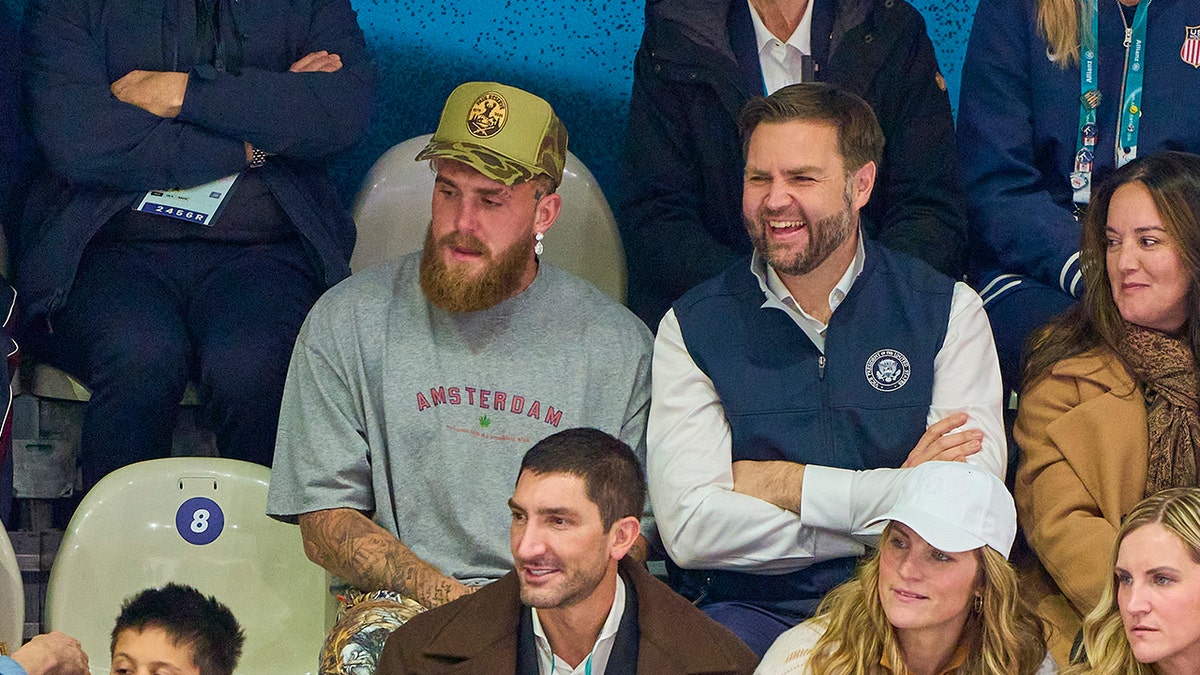 Jake Paul defends ICE agents after watching Olympic hockey with JD Vance, rips American skier's comments at george magazine