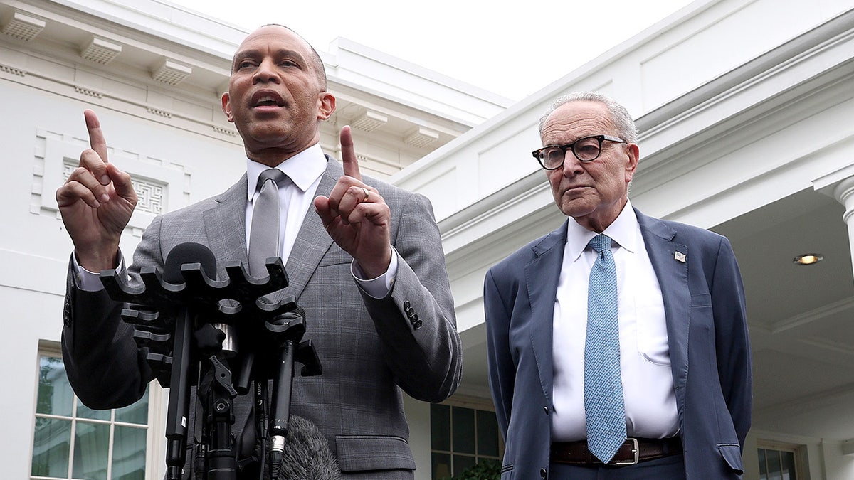 Schumer, Jeffries trash Trump's DHS proposal as 'incomplete and insufficient' at george magazine