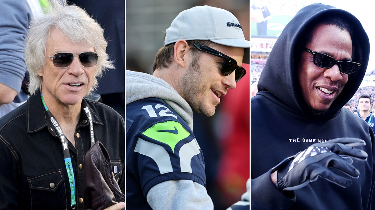 Jon Bon Jovi, Chris Pratt, and Jay-Z lead star-studded Hollywood takeover at Super Bowl LX in Santa Clara at george magazine