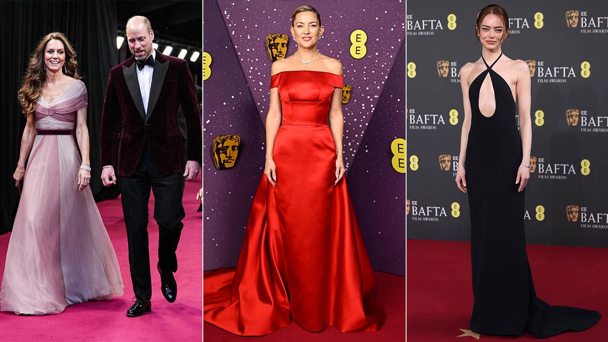 Kate Middleton dazzles alongside Hollywood stars Kate Hudson and Emma Stone at the 2026 BAFTAs at george magazine
