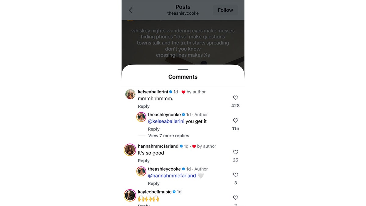 Kelsea Ballerini fuels cheating rumors with cryptic Instagram comment after Chase Stokes breakup at george magazine