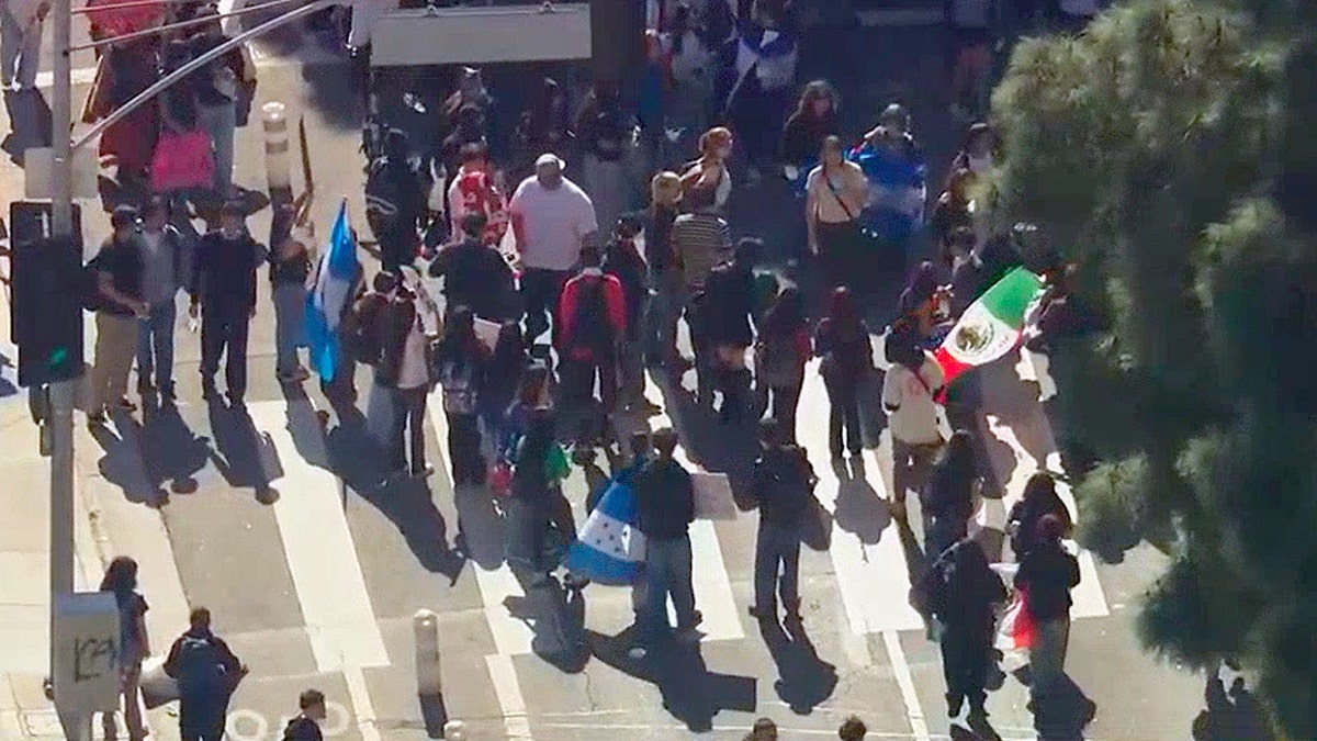 Federal agent attacked and hospitalized during anti-ICE protest in Downtown LA at george magazine