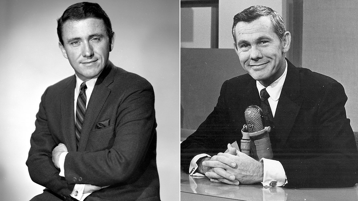 Merv Griffin and Johnny Carson were bitter rivals who fought over celebrity guests for years at george magazine