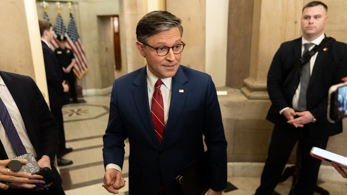 Speaker Johnson uses Bible to justify secured borders after being asked about Pope’s rhetoric on migrants at george magazine