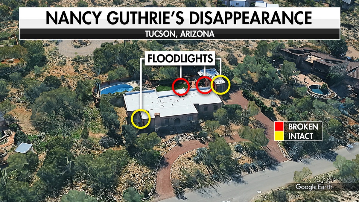 Nancy Guthrie's house equipped with floodlights; authorities probe alleged ransom note clues at george magazine
